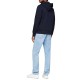 Tommy Hilfiger Grossgrain Flag Hoody-Desert Sky