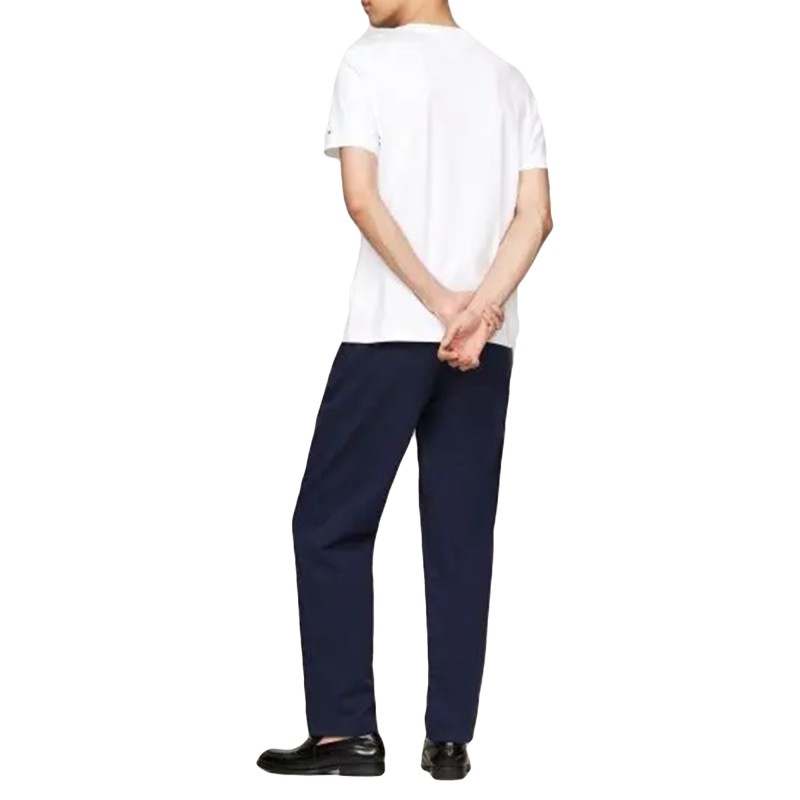 Tommy Hilfiger Small Crest Embroider T-Shirt-White