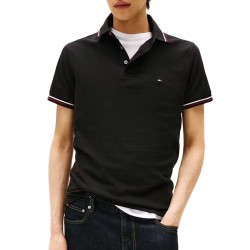 Tommy Hilfiger Polo Shirt Slim Tipped-Black