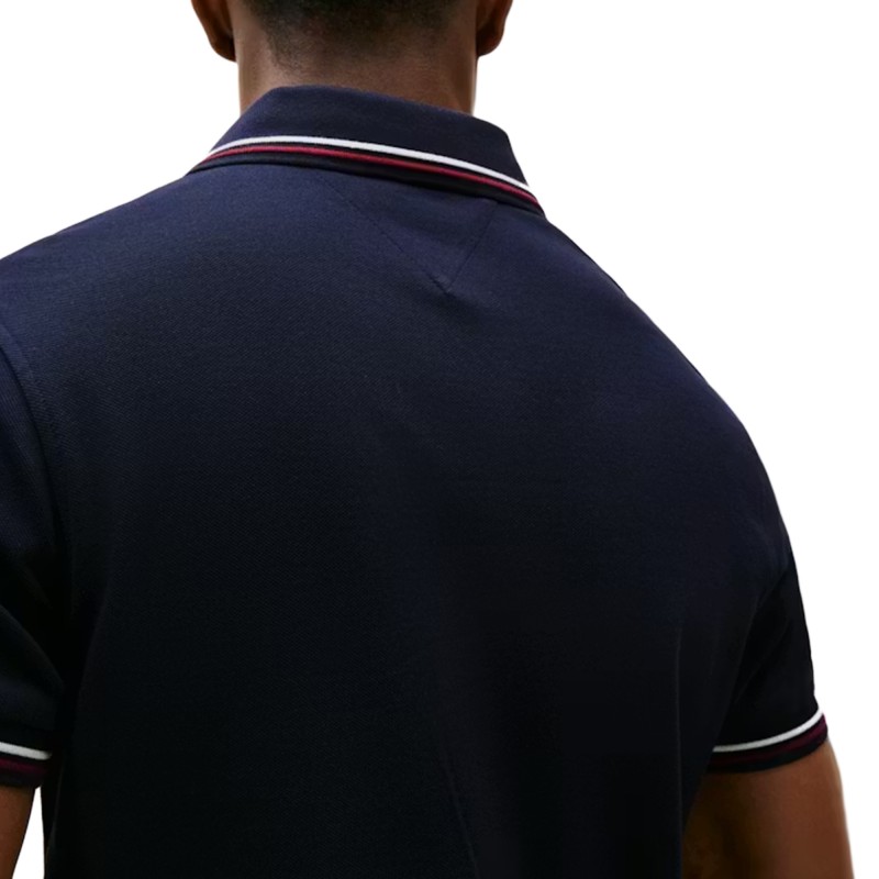 Tommy Hilfiger Polo Shirt Slim Tipped-Desert Sky