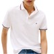 Tommy Hilfiger Polo Shirt Slim Tipped-White