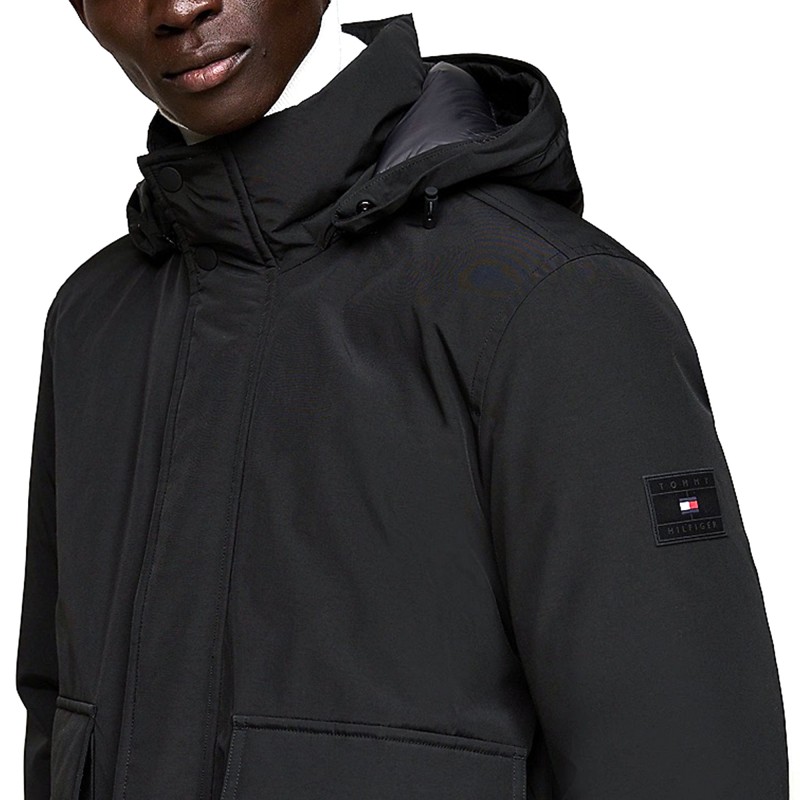 Tommy Hilfiger Rockie Down Bomber Jacket-Black Tommy Hilfiger Rockie Down Bomber Jacket-Black
