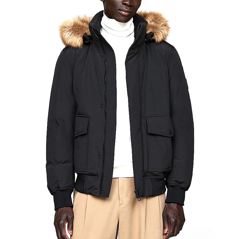 Tommy Hilfiger Rockie Down Bomber Jacket-Black Tommy Hilfiger Rockie Down Bomber Jacket-Black