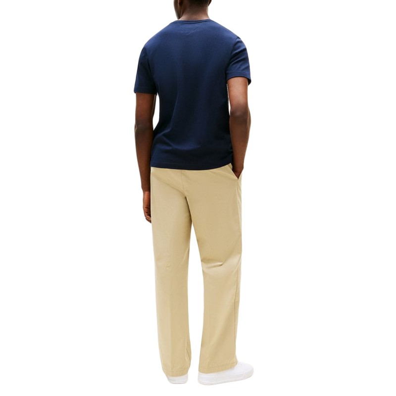 Tommy Hilfiger T-Shirt Light Interlock TEE-Carbon Navy Tommy Hilfiger T-Shirt Light Interlock TEE-Carbon Navy