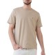 Tommy Hilfiger T-Shirt Light Interlock TEE-Sandalwood Tommy Hilfiger T-Shirt Light Interlock TEE-Sandalwood