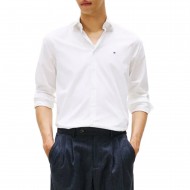 Tommy Hilfiger Shirt Cl Flex Poplin Sf-Bright White