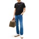 Tommy Hilfiger T-Shirt Icon Hilfiger Tonal Logo Embroidery-Black