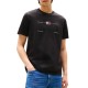 Tommy Hilfiger T-Shirt Icon Hilfiger Tonal Logo Embroidery-Black