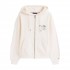 Tommy Hilfiger Sweatshirt Prep Zip Thru Hoodie-Ivory Petal