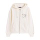 Tommy Hilfiger Sweatshirt Prep Zip Thru Hoodie-Ivory Petal Tommy Hilfiger Sweatshirt Prep Zip Thru Hoodie-Ivory Petal