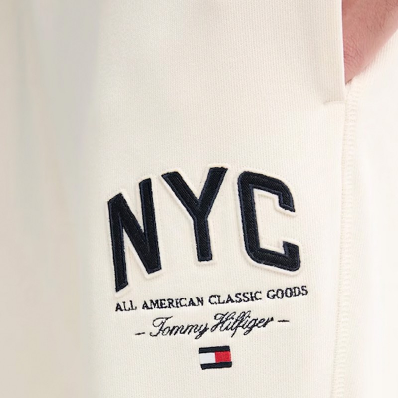 Tommy Hilfiger Sweatpant Prep NYC Logo-Ivory Petal Tommy Hilfiger Sweatpant Prep NYC Logo-Ivory Petal