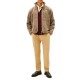 Tommy Hilfiger Jacket Teddy Fleece Zip-Coastal Taupe Tommy Hilfiger Jacket Teddy Fleece Zip-Coastal Taupe