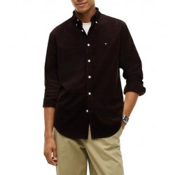 Tommy Hilfiger Shirt Regular Fit Fine Corduroy-Chocolate