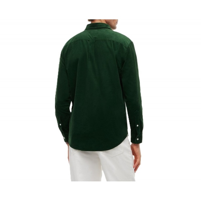 Tommy Hilfiger Shirt Regular Fit Fine Corduroy-Country Green
