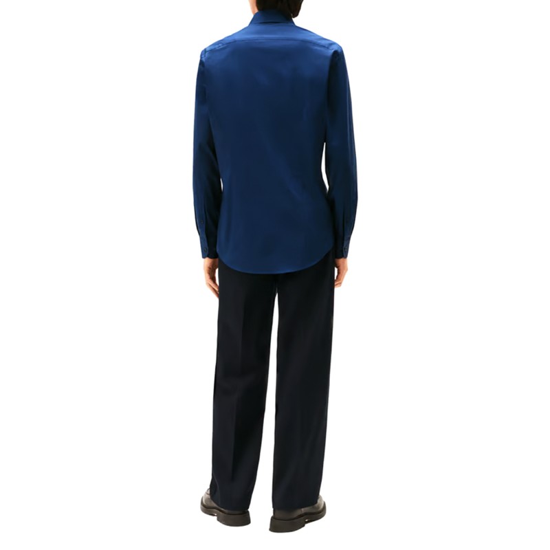 Tommy Hilfiger Shirt Slim Fit Contrast Color-Sport Navy/Multi Allover