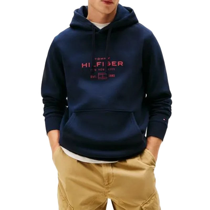 Tommy Hilfiger Hoodie Oval Graphic-Desert Sky Tommy Hilfiger Hoodie Oval Graphic-Desert Sky