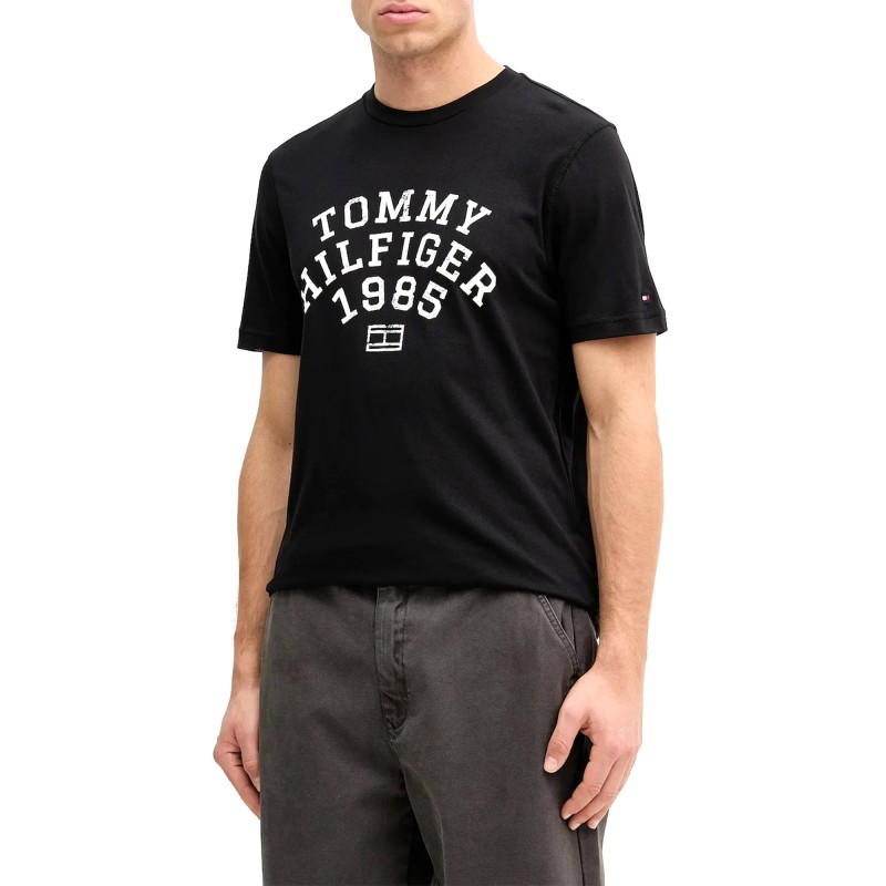 Tommy Hilfiger T-Shirt Hilfiger Arch-Black