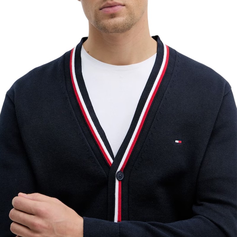 Tommy Hilfiger Cardigan RWB-Desert Sky
