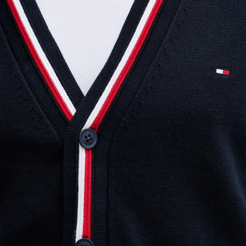 Tommy Hilfiger Cardigan RWB-Desert Sky