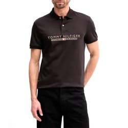 Tommy Hilfiger Polo Icon Lux Interlock Reg-Black