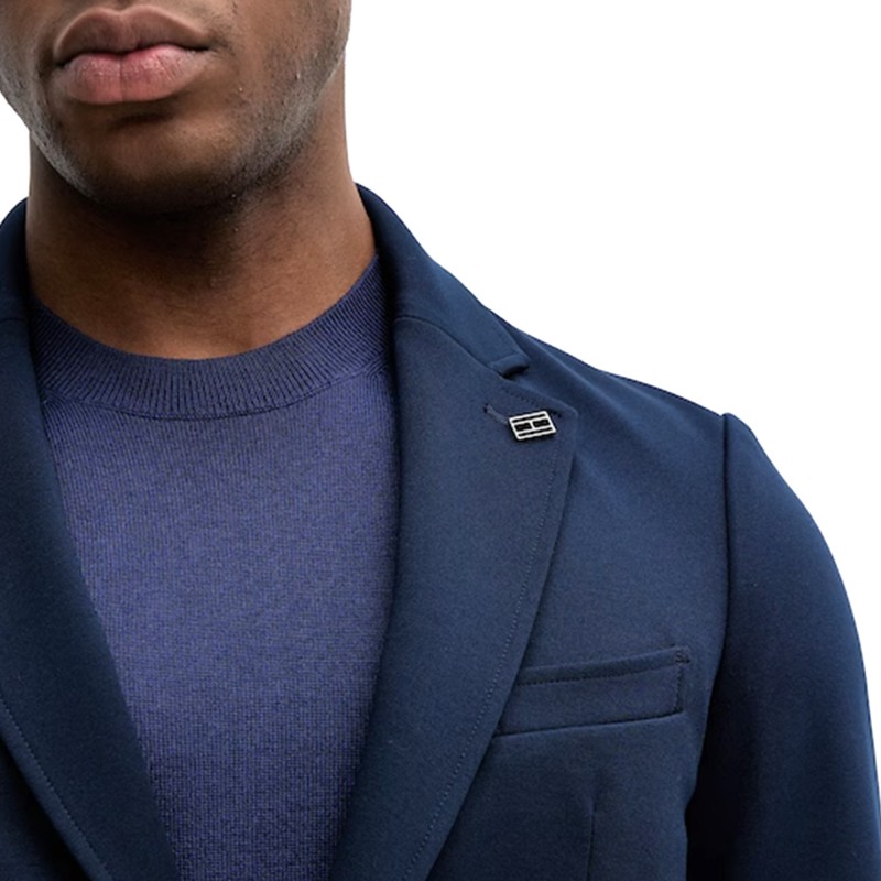 Tommy Hilfiger Blazer Punto Milano-Dark Night Navy Tommy Hilfiger Blazer Punto Milano-Dark Night Navy