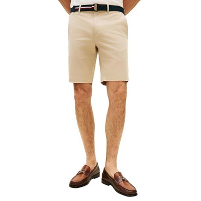 Tommy Hlilfiger Shorts Denton 9,5'' Ess Twill With Belt-Sandalwood