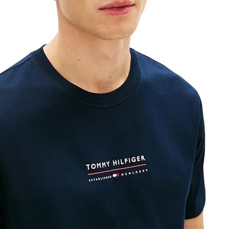 Tommy Hilfiger T-Shirt Brand Love Lockup-Desert Sky Tommy Hilfiger T-Shirt Brand Love Lockup-Desert Sky
