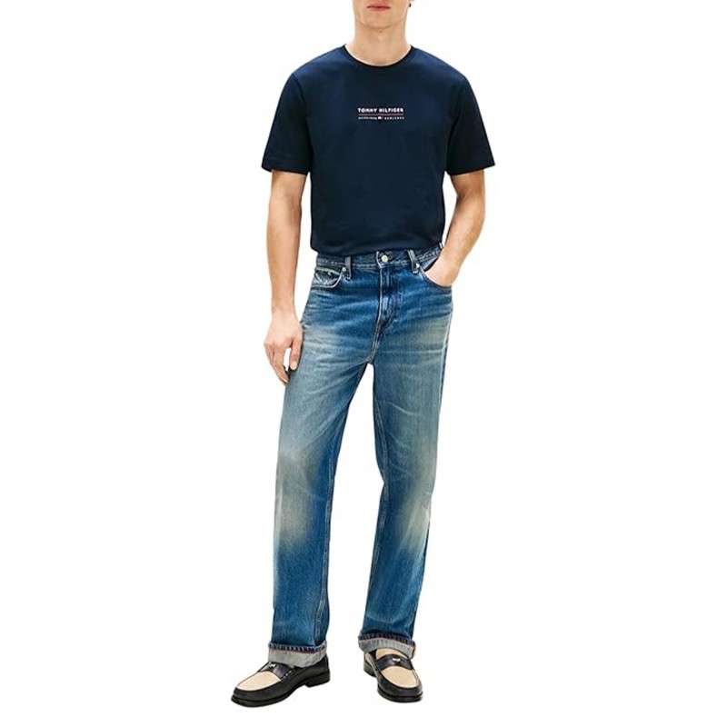 Tommy Hilfiger T-Shirt Brand Love Lockup-Desert Sky Tommy Hilfiger T-Shirt Brand Love Lockup-Desert Sky