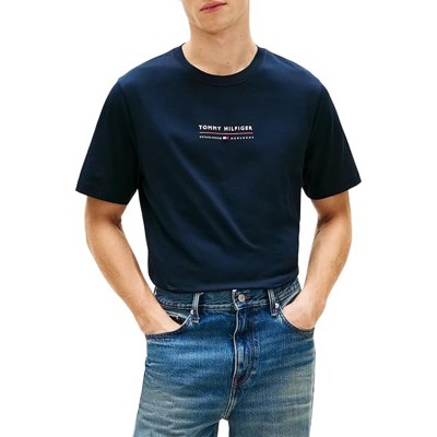 Tommy Hilfiger T-Shirt Brand Love Lockup-Desert Sky