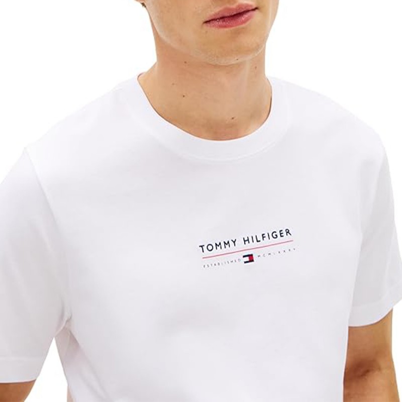 Tommy Hilfiger T-Shirt Brand Love Lockup-White