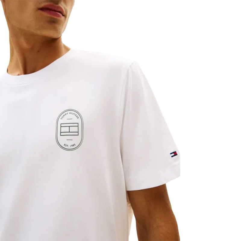 Tommy Hlilfiger T-Shirt Brand Love Roundel-White