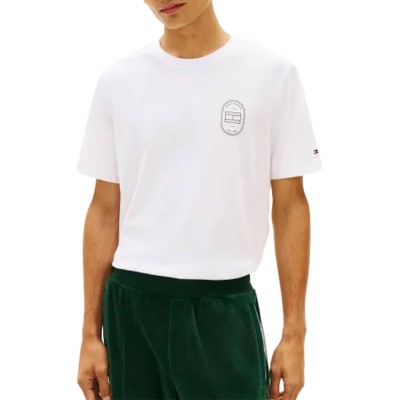 Tommy Hlilfiger T-Shirt Brand Love Roundel-White