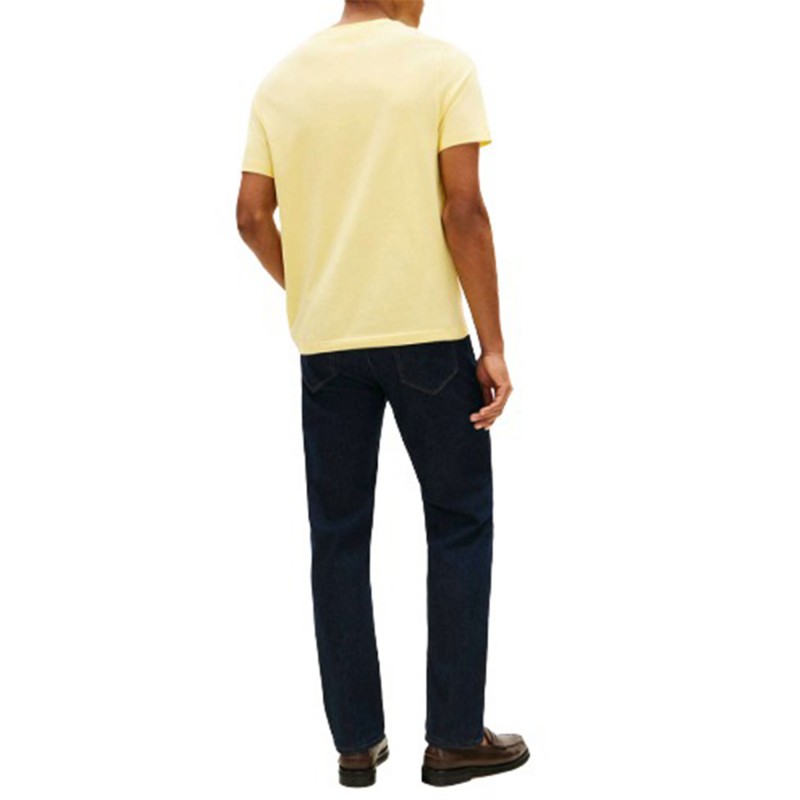 Tommy Hlilfiger T-Shirt Brand Love Monologo Stack-Citronella Tommy Hlilfiger T-Shirt Brand Love Monologo Stack-Citronella