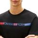 Tommy Hilfiger T-Shirt Brand Love Stripe-Black