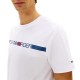 Tommy Hilfiger T-Shirt Brand Love Stripe-White