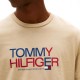 Tommy Hilfiger T-Shirt Brand Love Big Text TEE-Sandalwood