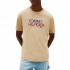 Tommy Hilfiger T-Shirt Brand Love Big Text TEE-Sandalwood