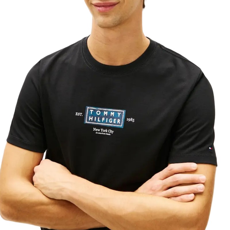 Tommy Hilfiger T-Shirt Heritage Label TEE-Black