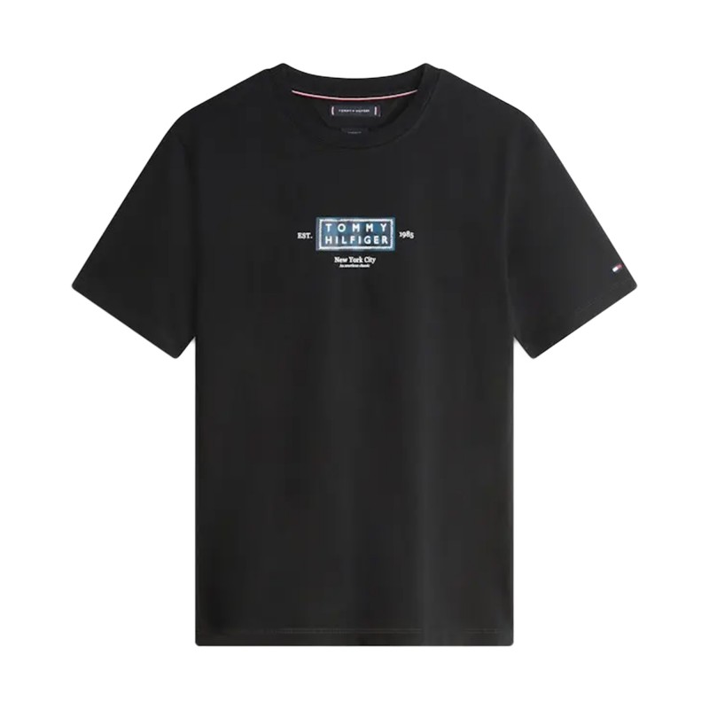 Tommy Hilfiger T-Shirt Heritage Label TEE-Black