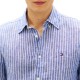 Tommy Hilfiger Shirt Bengal Linen Stripe-Wedge Blue