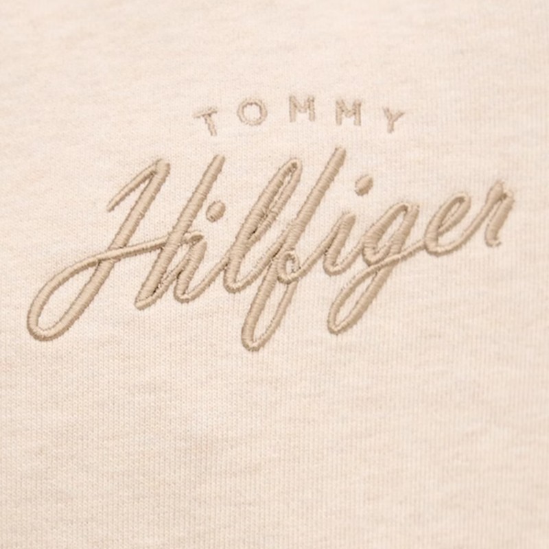 Tommy Hilfiger Sweatshirt Modern Athleisure Reg-Heathered Oatmilk