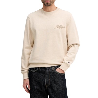 Tommy Hilfiger Sweatshirt Modern Athleisure Reg-Heathered Oatmilk