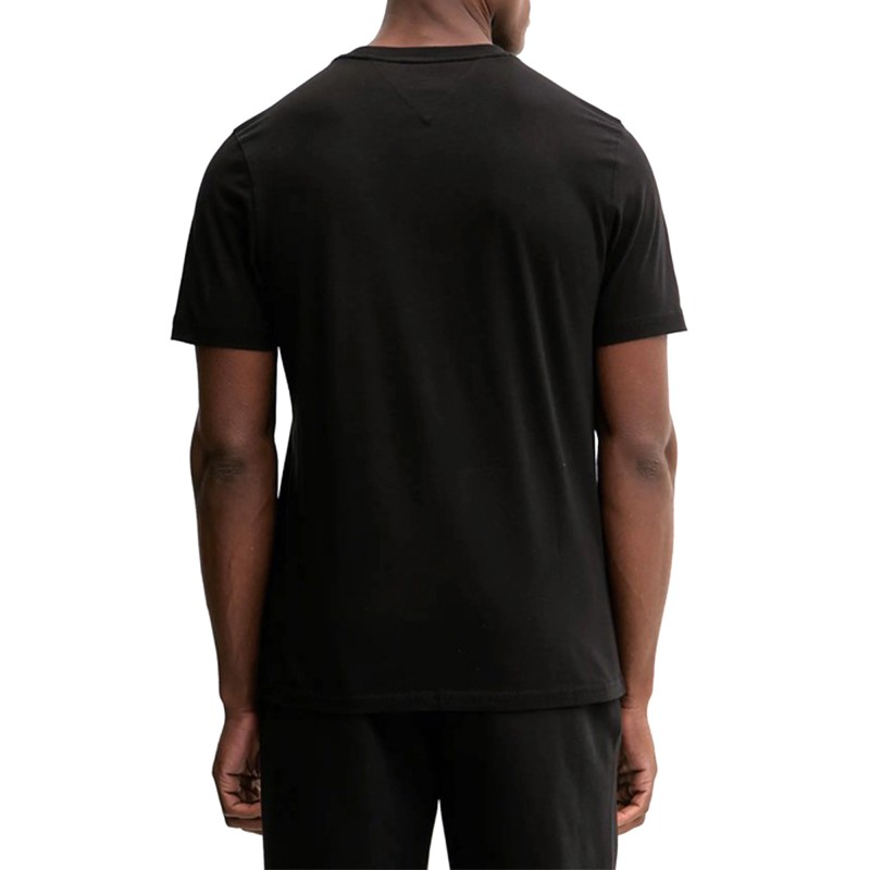 Tommy Hilfiger T-Shirt TH Embroidery Flag-Black Tommy Hilfiger T-Shirt TH Embroidery Flag-Black