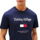 Tommy Hilfiger T-Shirt TH Embroidery Flag-Desert Sky Tommy Hilfiger T-Shirt TH Embroidery Flag-Desert Sky