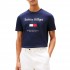 Tommy Hilfiger T-Shirt TH Embroidery Flag-Desert Sky