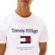 Tommy Hilfiger T-Shirt TH Embroidery Flag-White