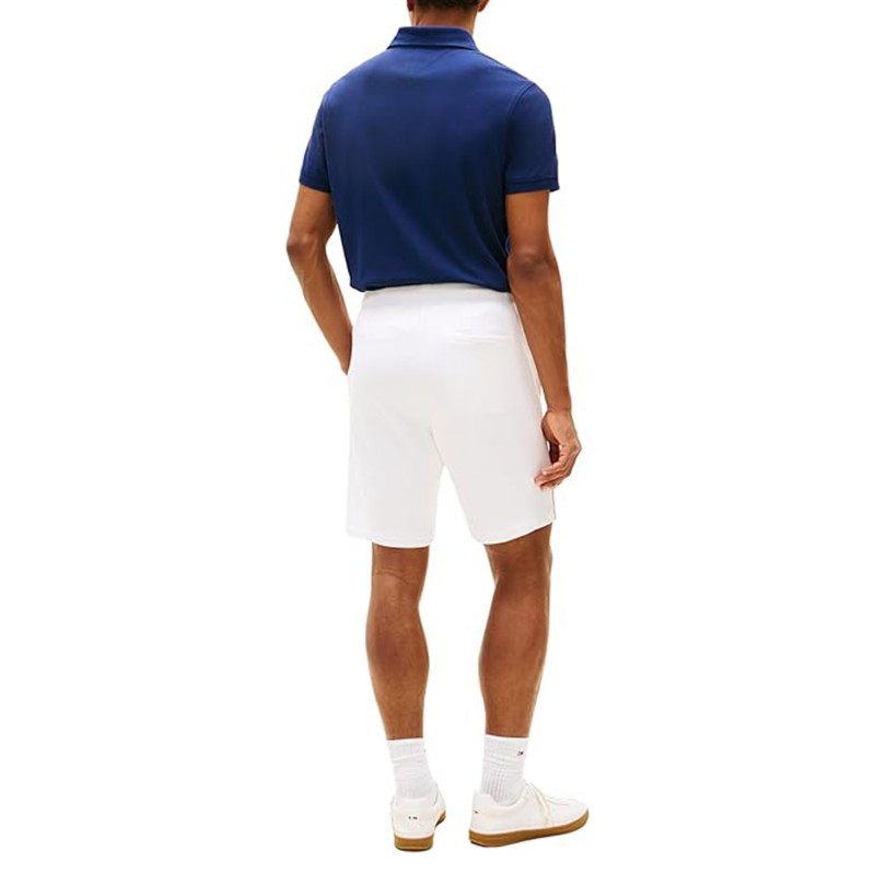 Tommy Hilfiger Sweatshort Global Stripe-White