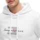 Tommy Hilfiger Hoodie Script Flag-White
