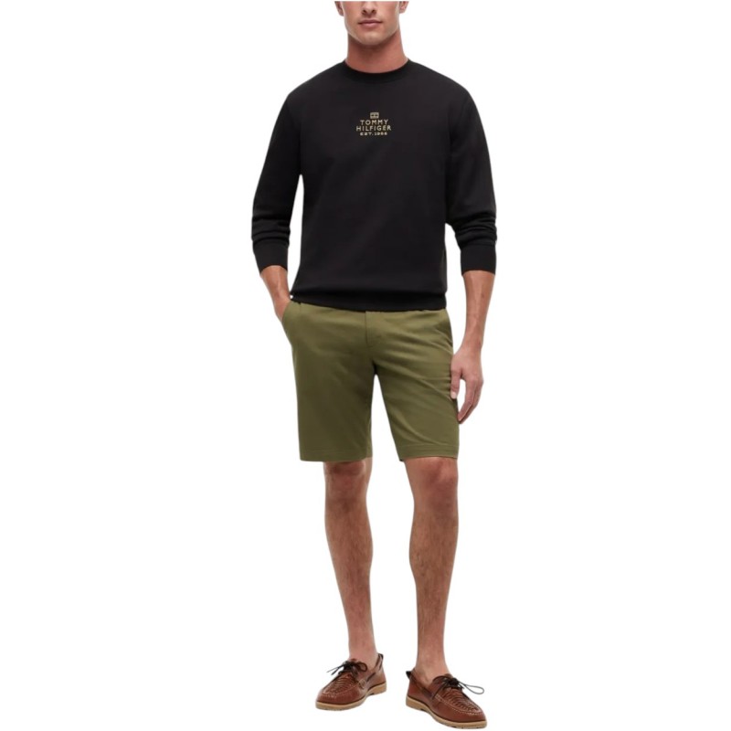 Tommy Hilfiger Sweatshirt Brand Love Golg Logo-Black Tommy Hilfiger Sweatshirt Brand Love Golg Logo-Black