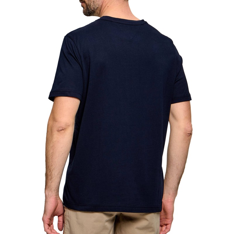 Tommy Hilfiger T-Shirt Regular Script Flag-Desert Sky